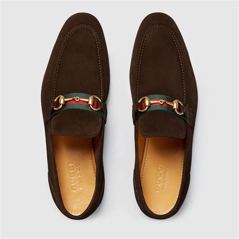 Gucci suede loafers